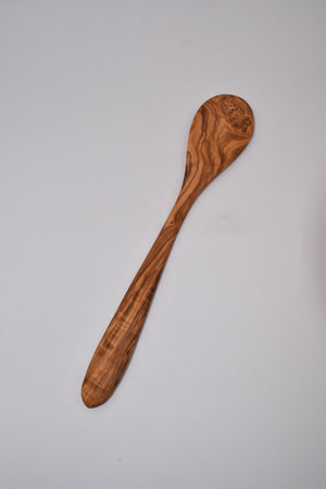 Long ladle in olive wood